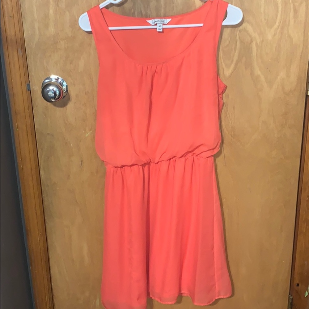 Coral dress